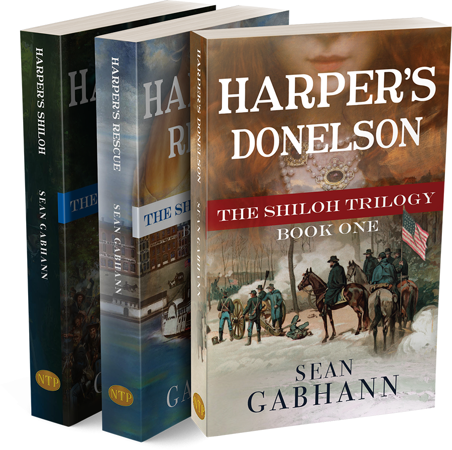 3D Image of Harper's Trilogy covers redesigned