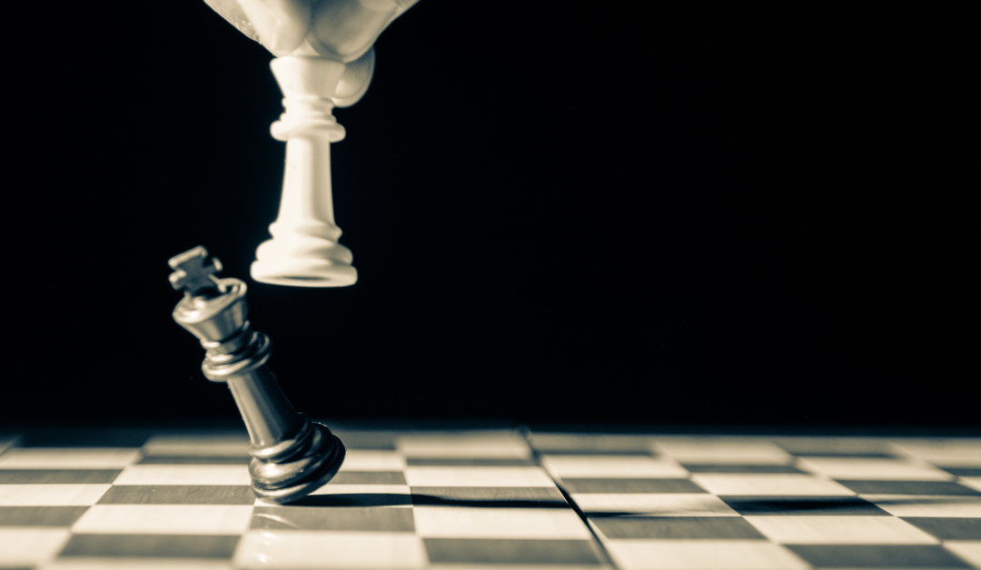 close up of a chess board to represent seo strategy for authors.